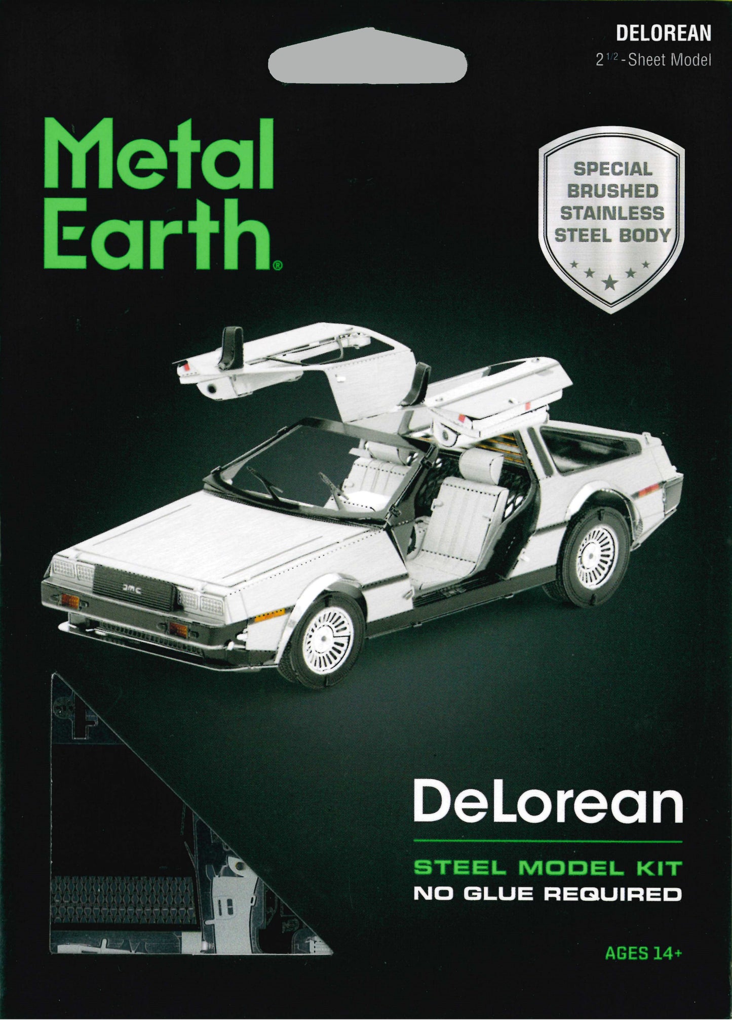 METAL EARTH MODEL DELOREAN