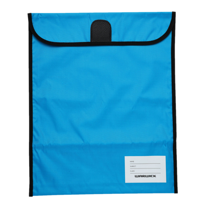 WARWICK MEDIUM BLUE HOMEWORK BAG (290X360MM)
