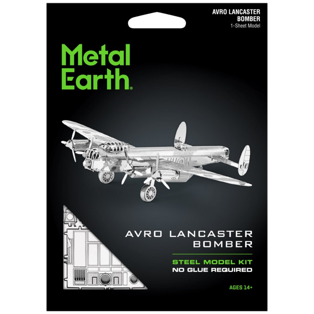 METAL EARTH MODEL AVRO LANCASTER BOMBER