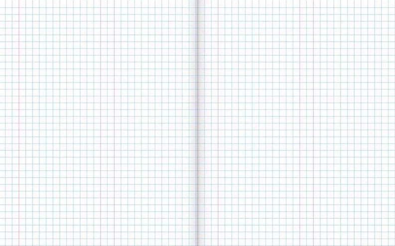 1E5 EXERCISE BOOK - 7MM QUAD WITH RULED MARGINS