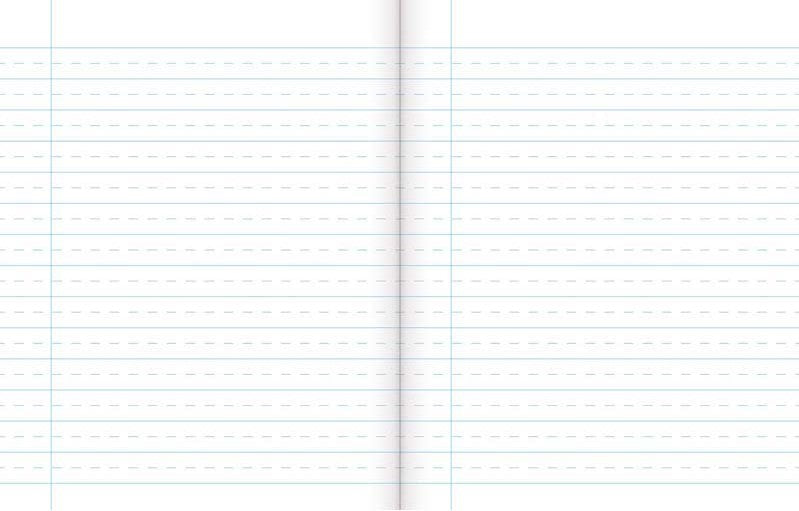 BWB BEGINNER'S WRITING BOOK - 14MM RULED/7MM DASH