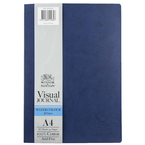 WINSOR & NEWTON 300GSM A4 SOFTCOVER WATERCOLOUR VISUAL DIARY