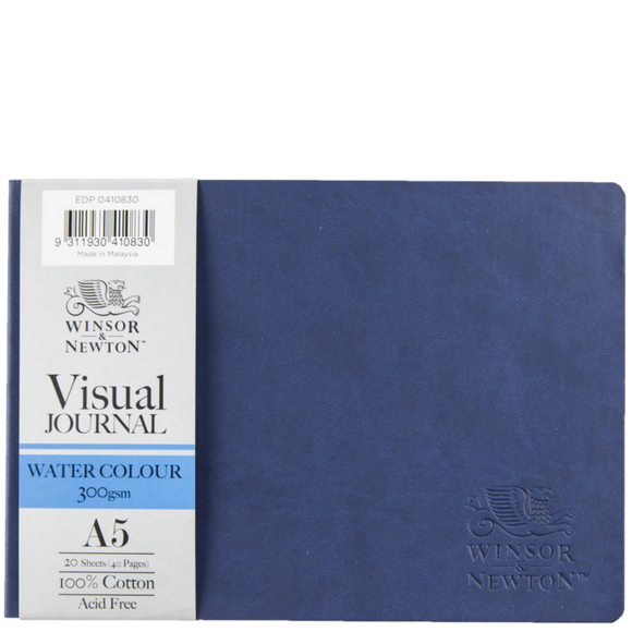 WINSOR & NEWTON 300GSM A5 LANDSCAPE SOFTCOVER WATERCOLOUR VISUAL DIARY
