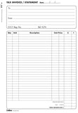 A4/50 DL 50 DUPLICATE TAX INVOICE BOOK - NO CARBON REQUIRED