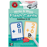 WRITE & WIPE ADDITION FLASHCARDS WITH MARKER