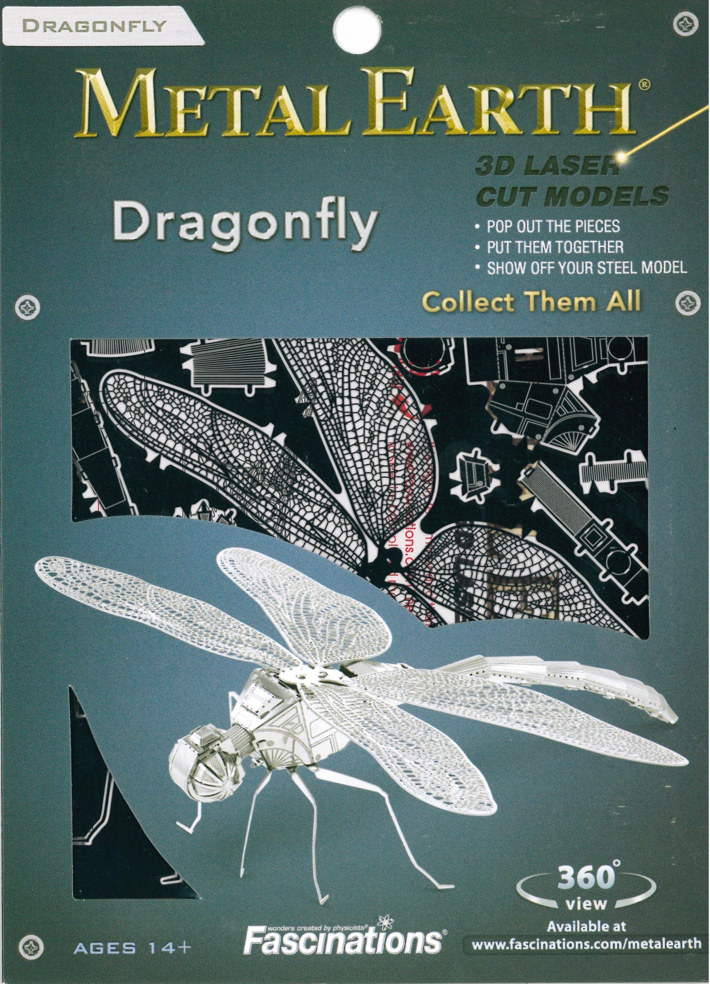 METAL EARTH MODEL DRAGONFLY