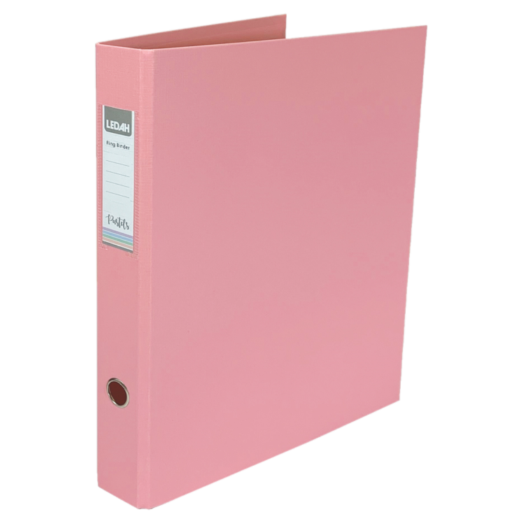LEDAH PREMIUM PASTEL PINK RINGBINDER