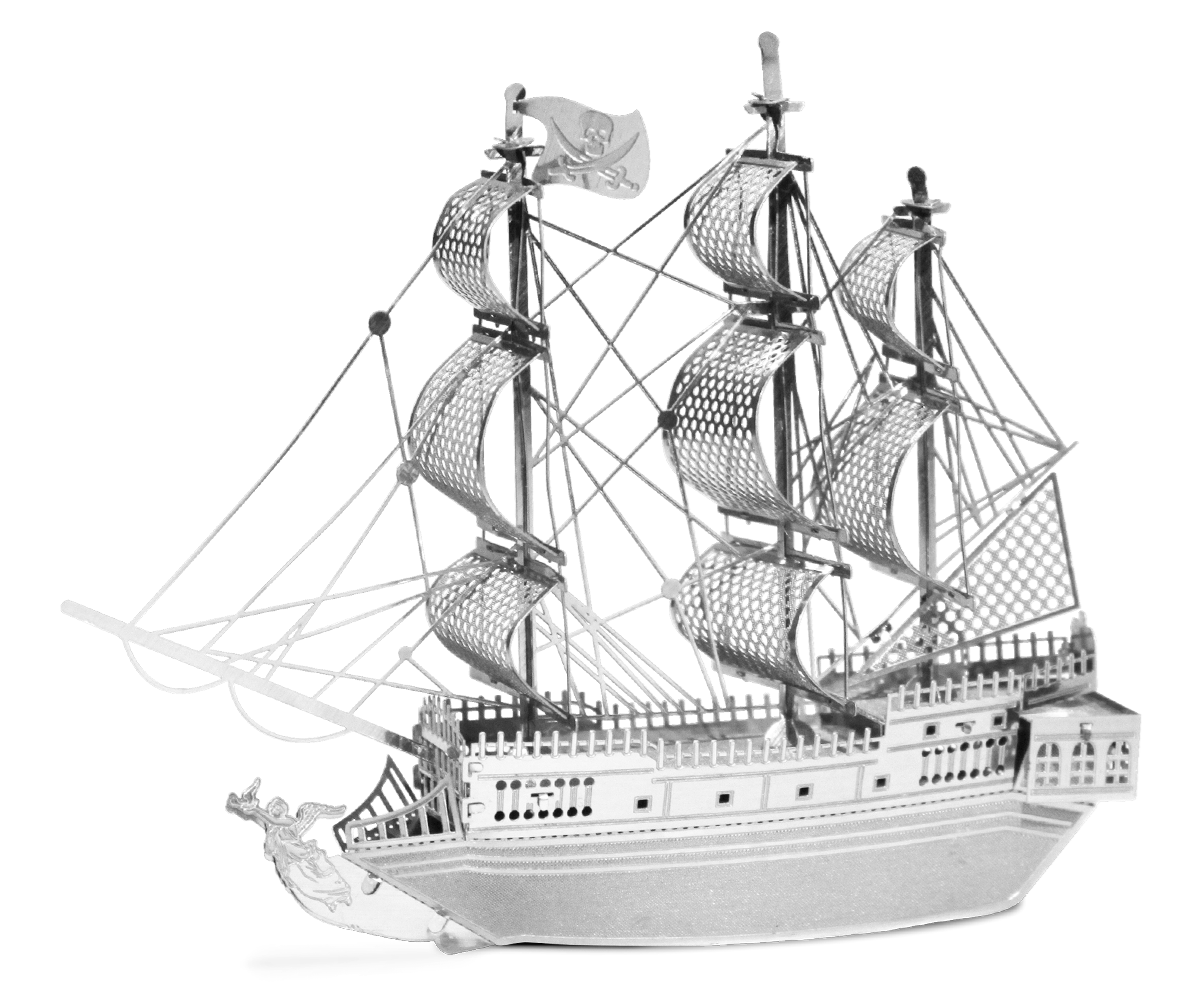 METAL EARTH MODEL THE BLACK PEARL