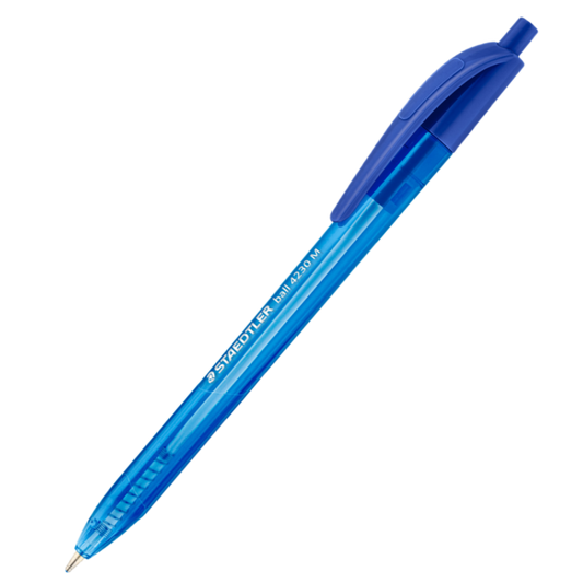 STAEDTLER BALL 4230 PEN MEDIUM BLUE