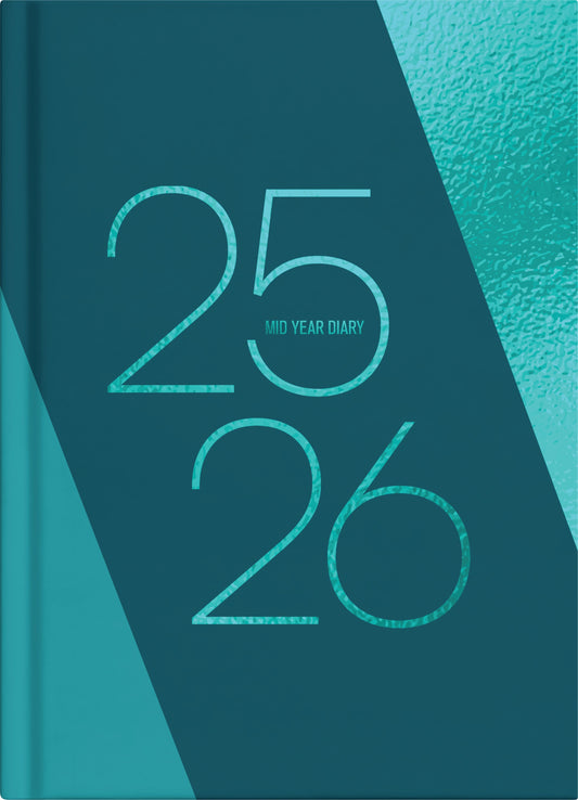 2025-26 MID YEAR DIARY FASHION A5 DAY PER PAGE