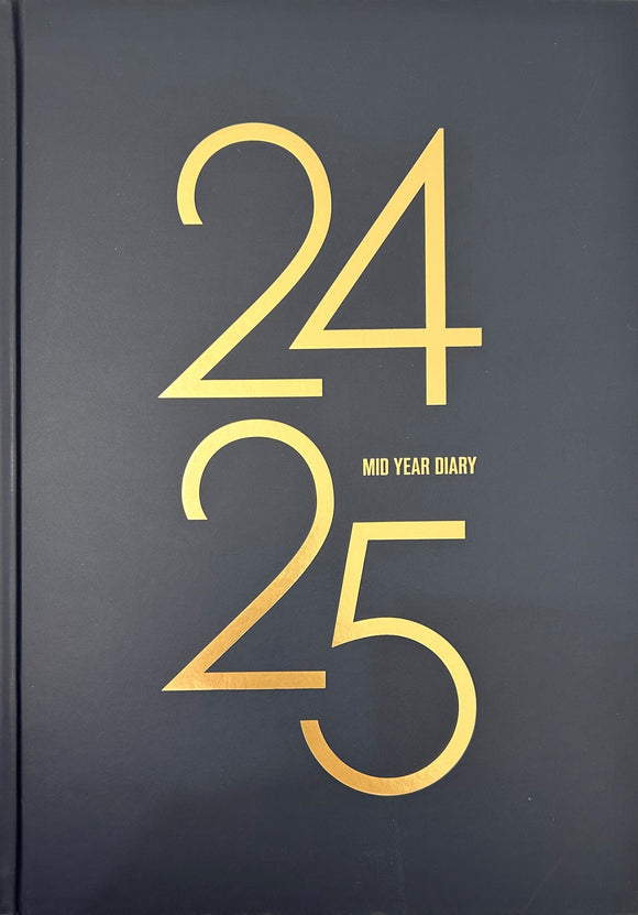 2024-25 MID YEAR DIARY FASHION A5 DAY PER PAGE