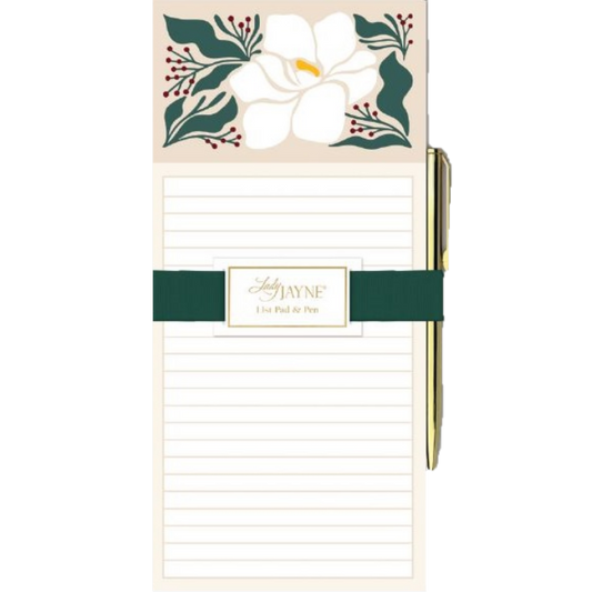 MAGNOLIA MAGNETIC PAD WITH PEN