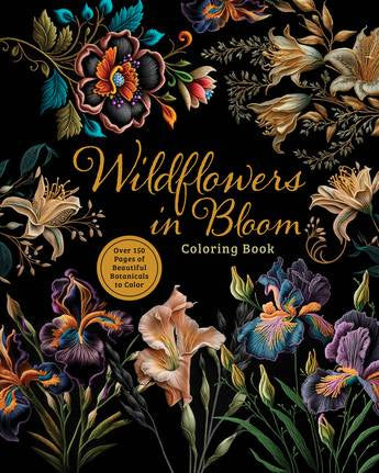 WILDFLOWERS IN BLOOM COLOURING BOOK