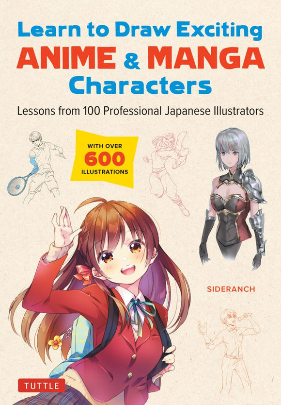 LEARN TO DRAW EXCITING ANIME & MANGA CHARACTERS