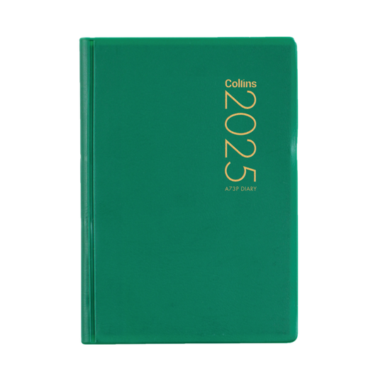 2025 COLLINS DIARY A73P POCKET SOFTCOVER GREEN WEEK TO VIEW