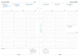 2024 FILOFAX A5 REFILL VERTICAL WEEK-TO-VIEW WITH APPOINTMENTS