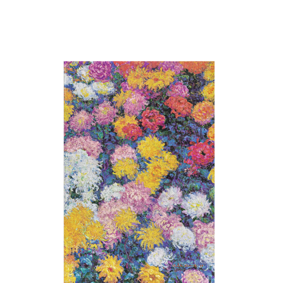 MONET'S CHRYSANTHEMUMS MINI LINED HARDCOVER JOURNAL