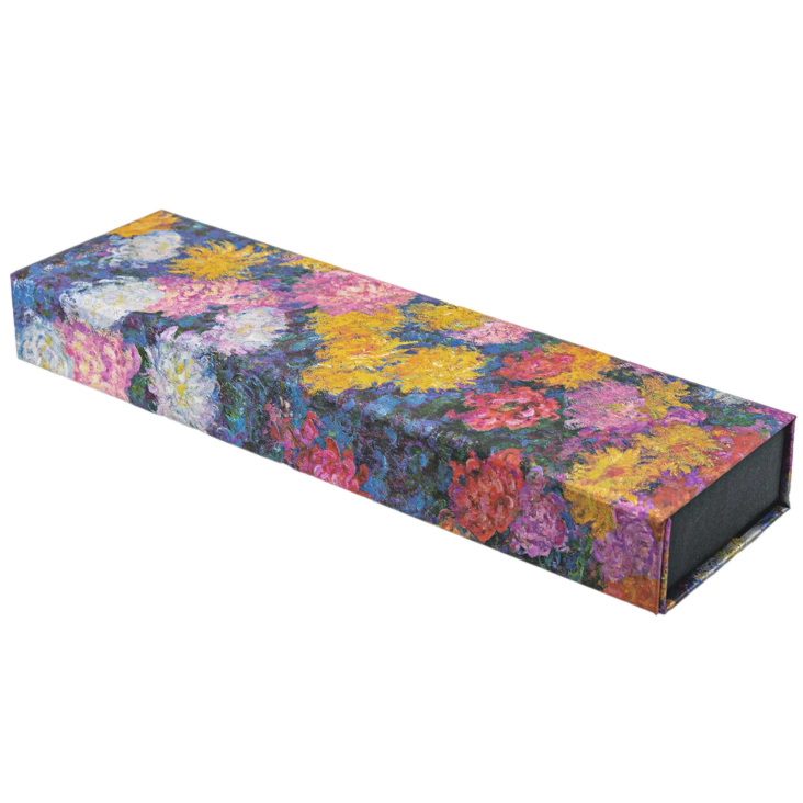 MONET'S CHRYSANTHEMUMS PENCIL CASE