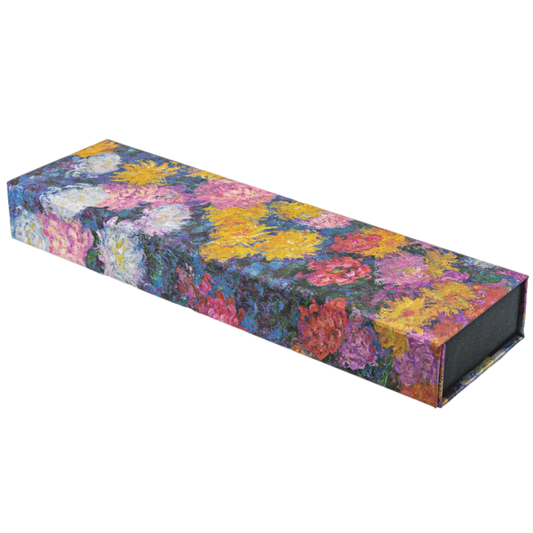 MONET'S CHRYSANTHEMUMS PENCIL CASE