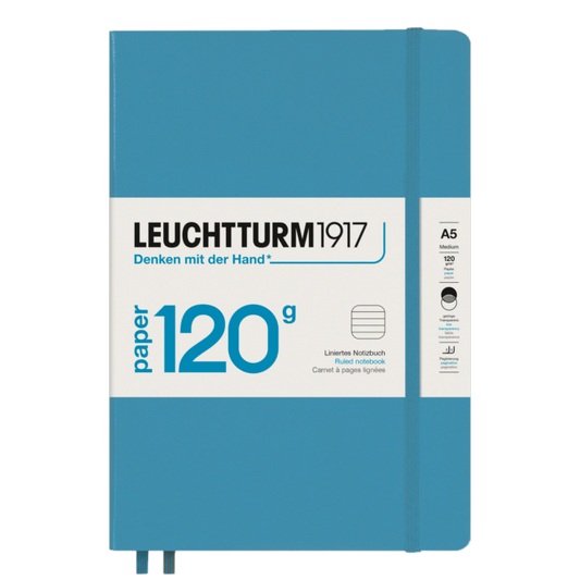 LEUCHTTURM 1917 120GSM EDITION NORDIC BLUE MEDIUM RULED JOURNAL