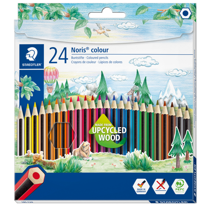 NORIS COLOUR COLOURED PENCILS PACK 24