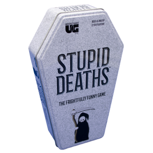STUPID DEATHS CARD GAME IN TIN