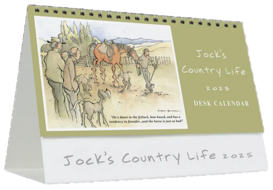 2025 DESK CALENDAR JOCK'S COUNTRY LIFE