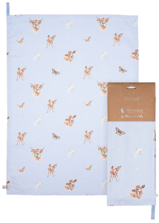 WRENDALE COUNTRY SET FARMYARD FRIENDS TEA TOWEL