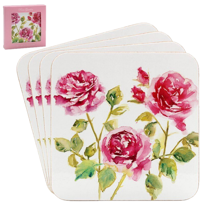 ROSE GARDEN: COASTER SET