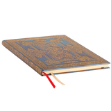 BLUE LUXE GRANDE UNLINED HARDCOVER JOURNAL