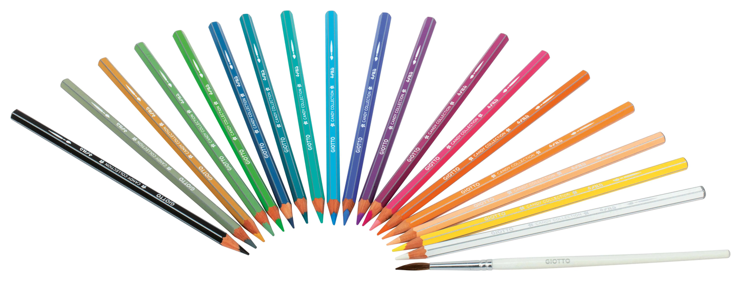 CANDY COLLECTION AQUARELLE/WATERCOLOUR PENCILS TUBE 18