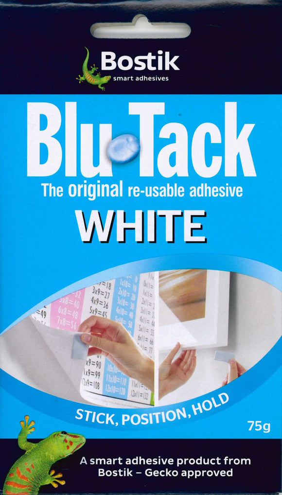 BOSTIK WHITE BLU-TACK 75G