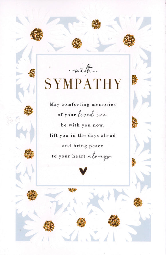 SYMPATHY CARD DAISIES
