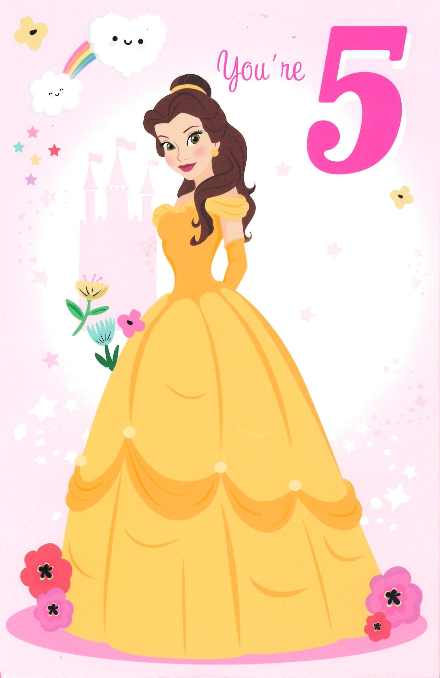 BIRTHDAY CARD 5TH BELLE