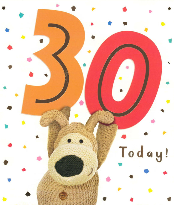 BIRTHDAY CARD 30TH BOOFLE 30 TODAY!
