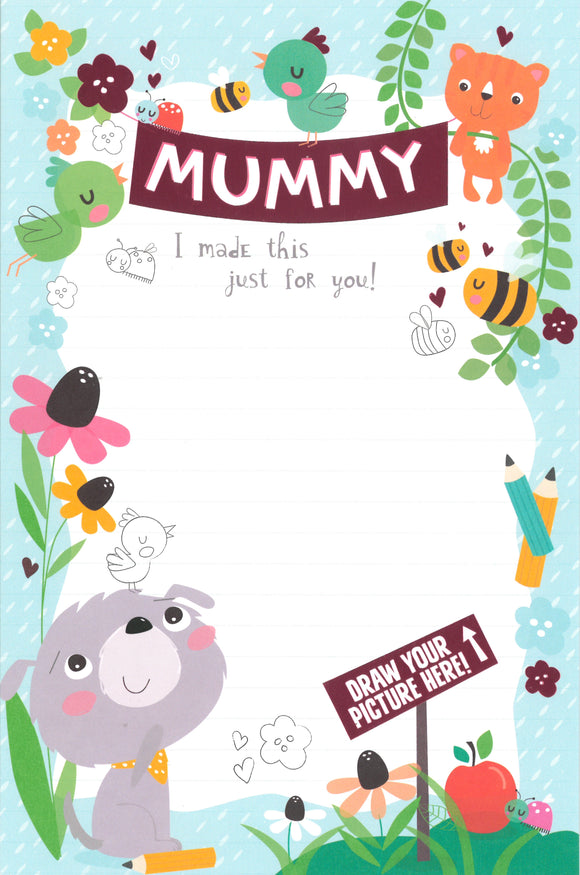 MOTHERS DAY CARD MUMMY LIST