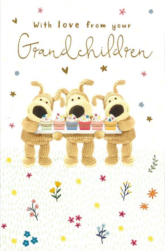 MOTHERS DAY CARD FROM GRANDCHILDREN BOOFLE