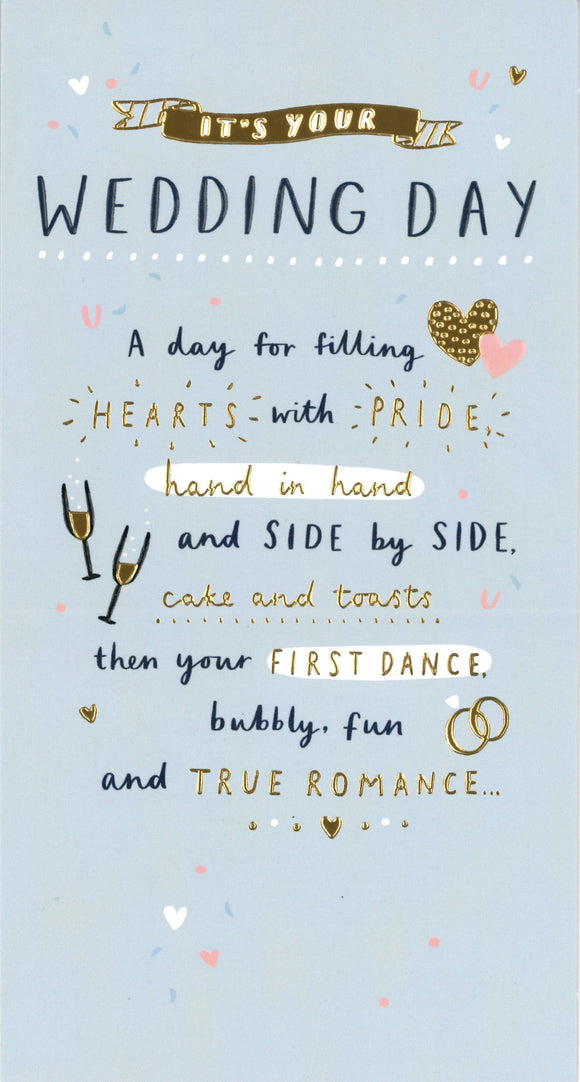 WEDDING CARD WEDDING DAY ICONS