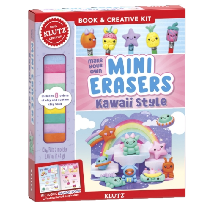 KLUTZ MAKE YOUR OWN MINI ERASERS KAWAII STYLE