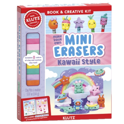 KLUTZ MAKE YOUR OWN MINI ERASERS KAWAII STYLE