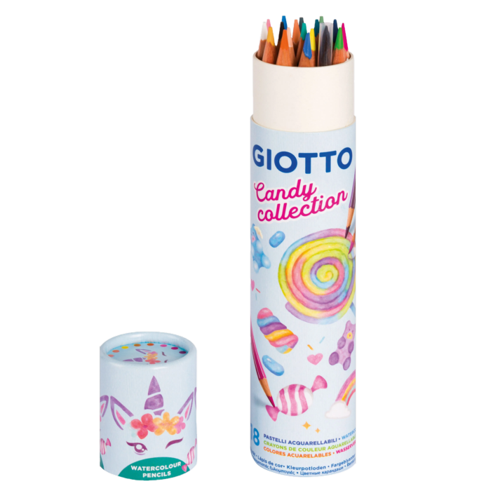 CANDY COLLECTION AQUARELLE/WATERCOLOUR PENCILS TUBE 18