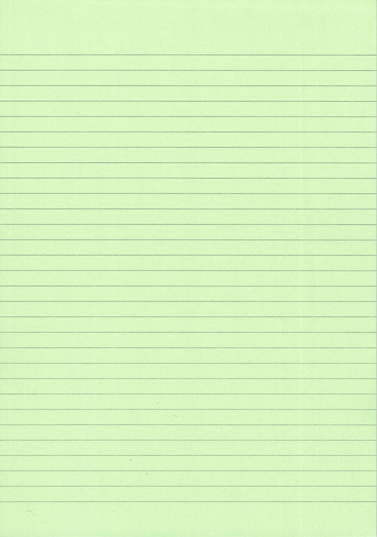 A4 RULED TOPLESS PAD GREEN