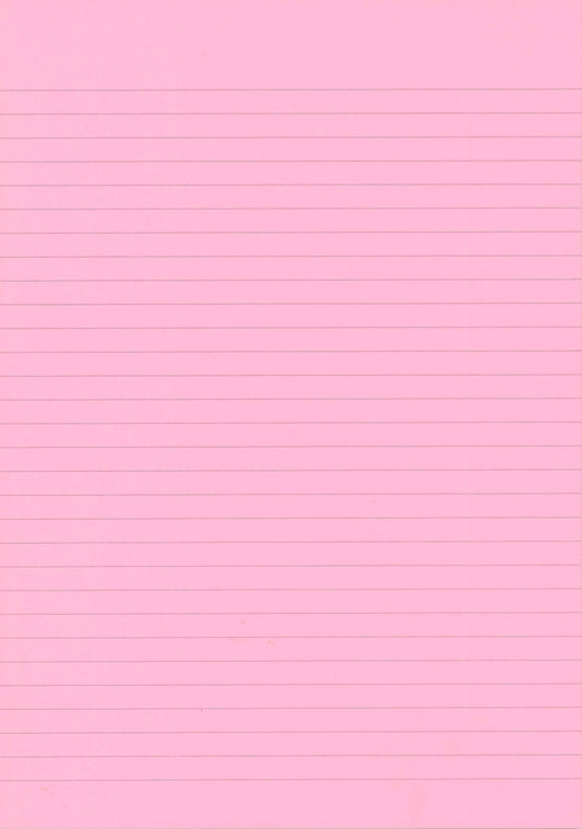 A4 RULED TOPLESS PAD PINK