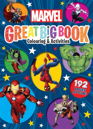 MARVEL: THE GREAT BIG BOOK OF COLOURING AND ACTIVITY