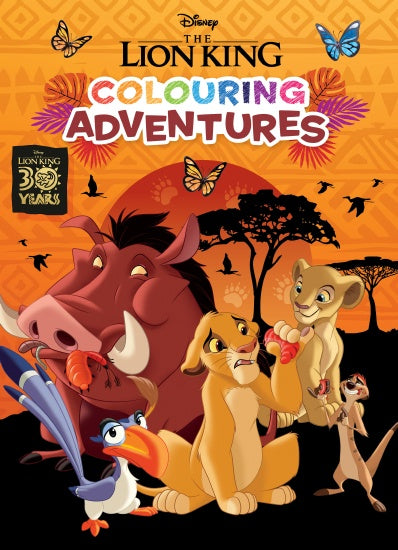 THE LION KING COLOURING ADVENTURES
