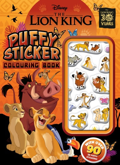 THE LION KING 30TH ANNIVERSARY: PUFFY STICKER BOOK