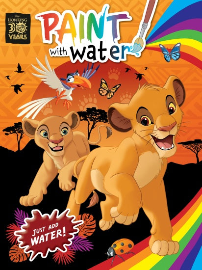 THE LION KING PAINT WITH WATER
