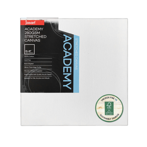 JASART ACADEMY 1 1/2" THICK EDGE CANVAS 8X8 INCH