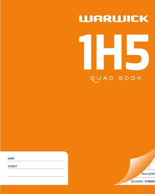1H5 EXERCISE BOOK - 10MM QUAD
