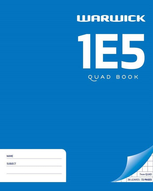 1E5 EXERCISE BOOK - 7MM QUAD